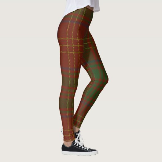 Burns Tartan Clan Plaid Leggings (Rechts)