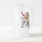 Burns Tartan Lion Matglas Bierpul (Voorkant rechts)