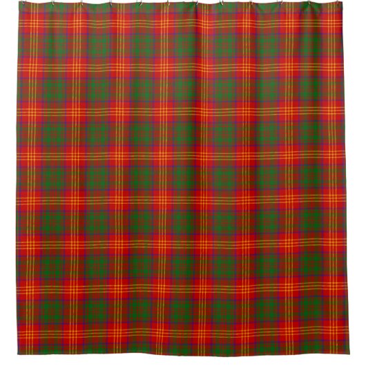 Burns Tartan Shower Curtain Douchegordijn (Voorkant)
