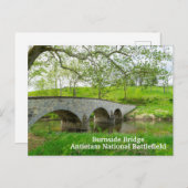Burnside Bridge in Antietam Briefkaart (Voorkant / Achterkant)