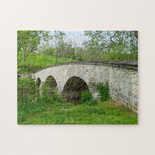 Burnside Bridge in Antietam Legpuzzel (Horizontaal)