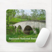 Burnside Bridge in Antietam Muismat (Met muis)