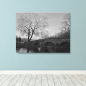 Burnside Bridge op het nationale slagveld van Anti Canvas Afdruk (Insitu (Houten vloer))