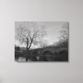 Burnside Bridge op het nationale slagveld van Anti Canvas Afdruk (Voorkant)