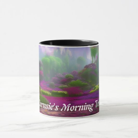 Burnsie's Morning Tea Gepersonaliseerd  Mok (Midden)