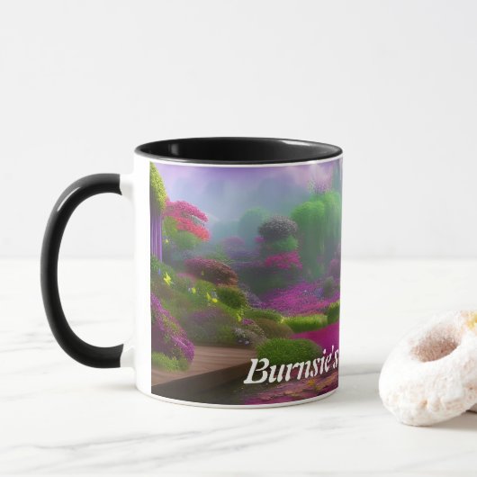 Burnsie's Morning Tea Gepersonaliseerd  Mok (Met donut)
