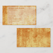 Burnt Autumn Visitekaartje (Voorkant / Achterkant)