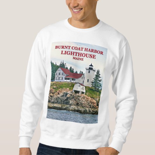 Burnt Coat Harbour Lighthouse, Maine Sweatshirt (Voorkant)