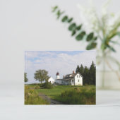 Burnt Island Lighthouse-Briefkaart Briefkaart (Staand voorkant)