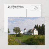 Burnt Island Lighthouse-Briefkaart Briefkaart (Voorkant / Achterkant)