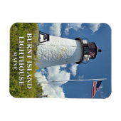 Burnt Island Lighthouse, Maine Photo Magnet Magneet (Horizontaal)