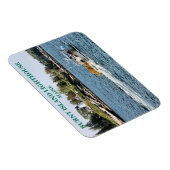 Burnt Island Lighthouse, Maine Photo Magnet Magneet (Rechterzijde)