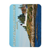 Burnt Island Lighthouse, Maine Photo Magnet Magneet (Verticaal)