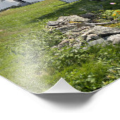 Burnt Island Lighthouse, Maine Photo Print Foto Afdruk (Hoek)