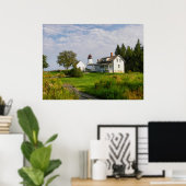 Burnt Island Lighthouse-Maine Poster (Thuiskantoor)
