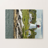 Burnt Island Lighthouse, Maine Puzzle Legpuzzel (Horizontaal)