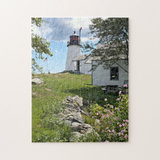 Burnt Island Lighthouse, Maine Puzzle Legpuzzel (Verticaal)