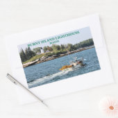 Burnt Island Lighthouse, Maine Stickers (Envelop)