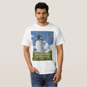 Burnt Island Lighthouse, Maine T-Shirt (Voorkant volledig)