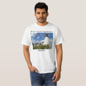 Burnt Island Lighthouse, Maine T-Shirt (Voorkant volledig)
