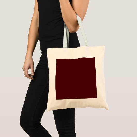 Burnt Maroon Tote Bag (Voorkant (product))