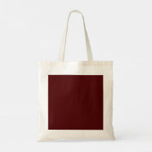 Burnt Maroon Tote Bag (Achterkant)