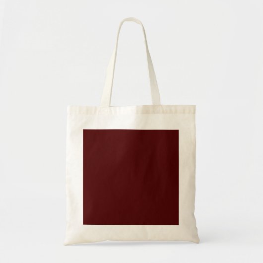 Burnt Maroon Tote Bag (Voorkant)