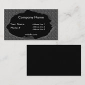 Burnt Metal Bord Business Profile Card Visitekaartje (Voorkant / Achterkant)