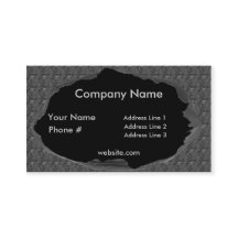 Burnt Metal Bord Business Profile Card
