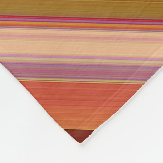 Burnt Orange Fleece Deken (Hoek)