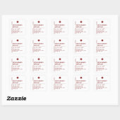 Burnt Orange Minimalist Candle Label | Custom Cand (Vel)