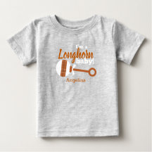 Burnt Orange Plaid Rattle Longhorn