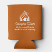 Burnt Orange Real Estate Company Custom Realtor Blikjeskoeler (Achterkant)