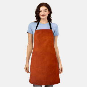 Burnt orange schort