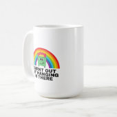 Burnt Out But Hanging In There Koffiemok (Voorkant links)