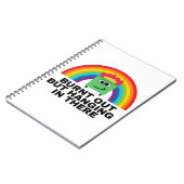 Burnt Out but Hanging in There Spiral Notebook Notitieboek (Linkerzijde)