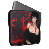 Burnt Out Souls-laptophoes van 15 inch Laptop Sleeve (Voorkant Rechts)