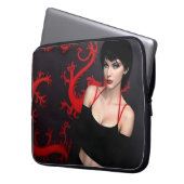 Burnt Out Souls-laptophoes van 15 inch Laptop Sleeve (Voorkant Links)