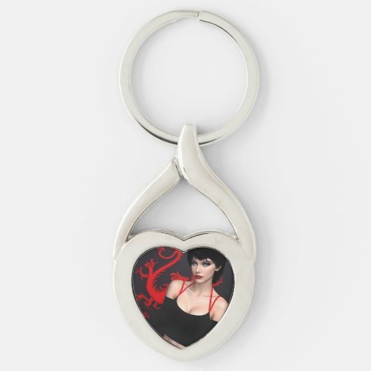 Burnt Out Souls metal keychain (Voorkant)