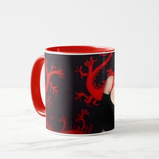 Burnt Out Souls mug Mok (Voorkant links)