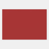 Burnt Red Beige Modern Scottish Tartan Kerstmis Inpakpapier Vel (Voorkant 2)