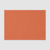 Burnt Reddish Orange Pop Of Color Tissuepapier (Voorkant)