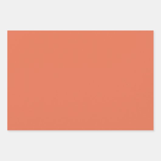 Burnt Sienna Inpakpapier Vel (Voorkant 2)