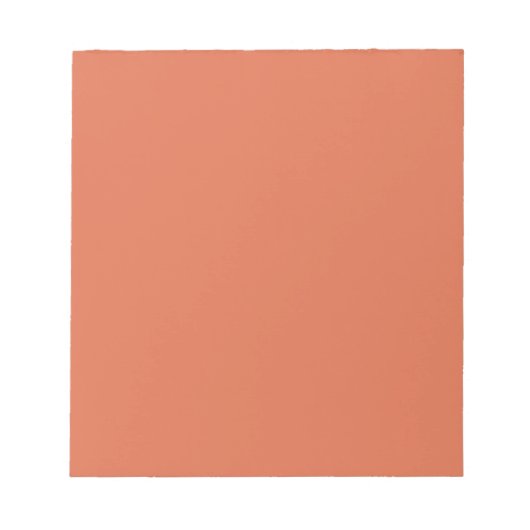 Burnt Sienna Notitieblok (Voorkant)