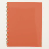 Burnt Sienna Planner (Voorkant)