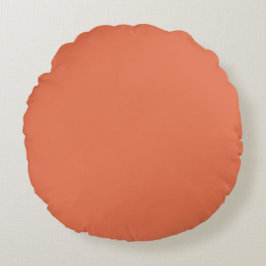 Burnt Sienna Rond Kussen