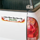 Burnt Sushi Bumpersticker (Op Truck)