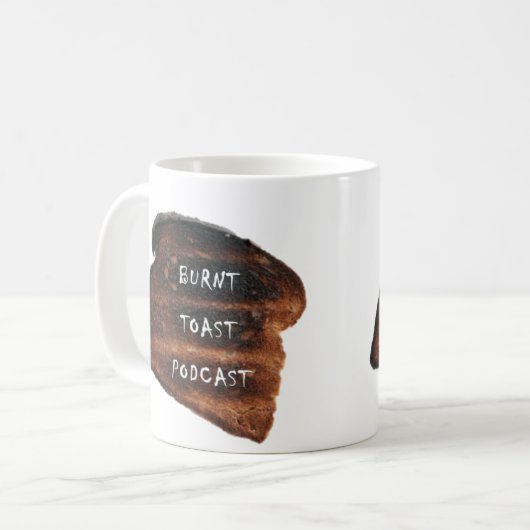 Burnt Toast Podcast Mok (Voorkant links)