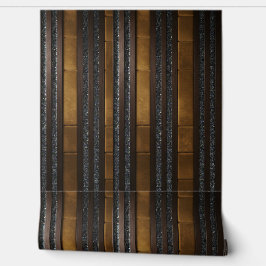 Burnt Wood Acoustic Panels-Self-Adhesifs Wallpaper Behang