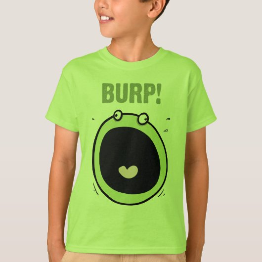 Burp Funny Kinder Clothes T Shirt (Voorkant)